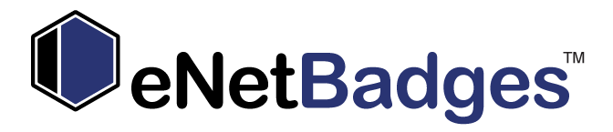 eNetBadges logo